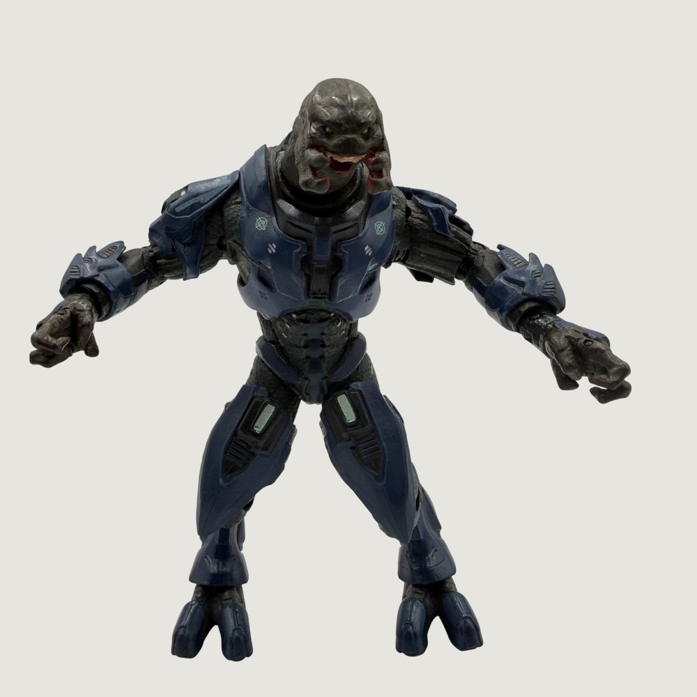 McFarlane Toys Halo Reach Elite Minor Action Figure Blue Armor 2010 Microsoft